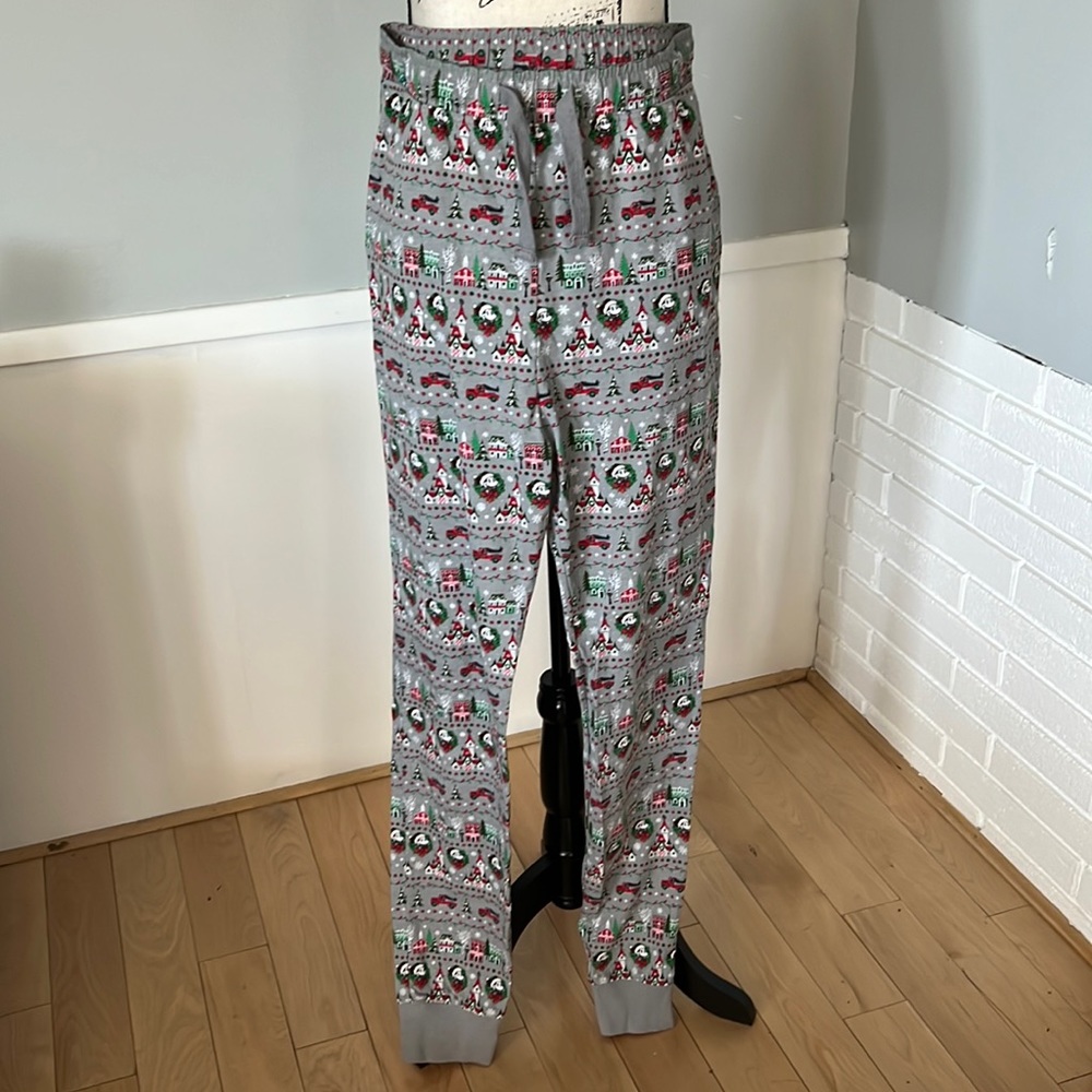 Disney parks pajama bottoms- Main Street Christmas theme